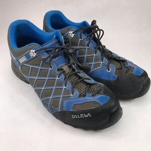 Salewa Men’s 10 Wildfire Vent Hiking Shoes Black Blue